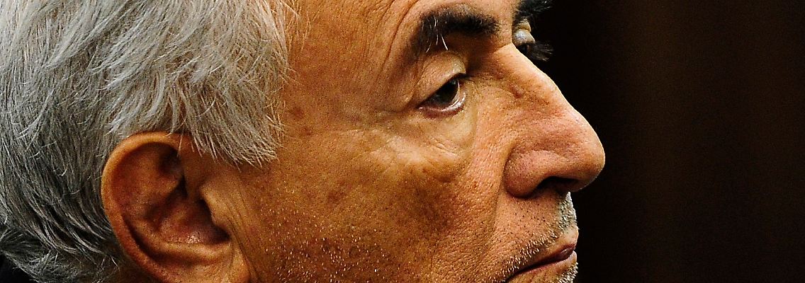 Strauss-Kahn vor einem New Yorker Gericht.