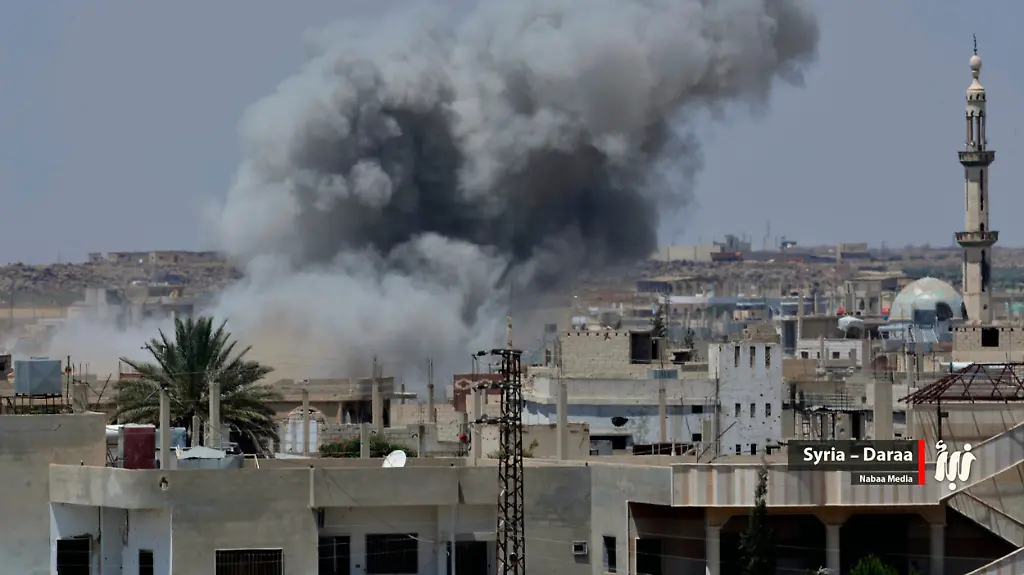 Wie-die-Syrische-Beobachtungsstelle-fuer-Menschenrechte-vermeldete-seien-acht-Zivilisten-nach-den-Luftangriffen-auf-Daraa-getoetet-worden