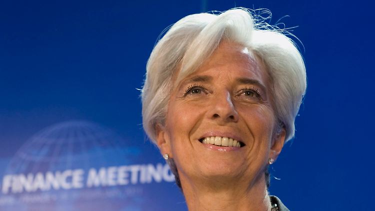 Christine Lagarde verhält sich klug und sagt nichts.