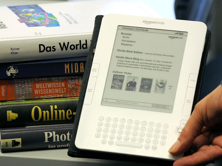 Angeblich sollen die Firmen versucht haben, Amazons "Kindle"-Lesegerät vom Markt zu drängen.