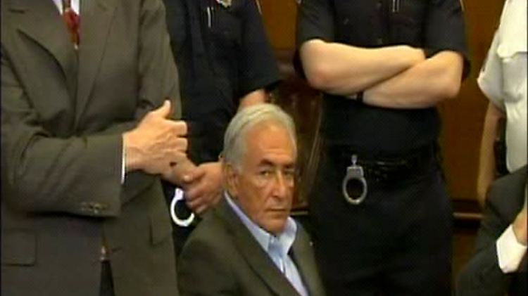 Dominique Strauss-Kahn bei der Anhörung vor dem Supreme Court. (Videobild)