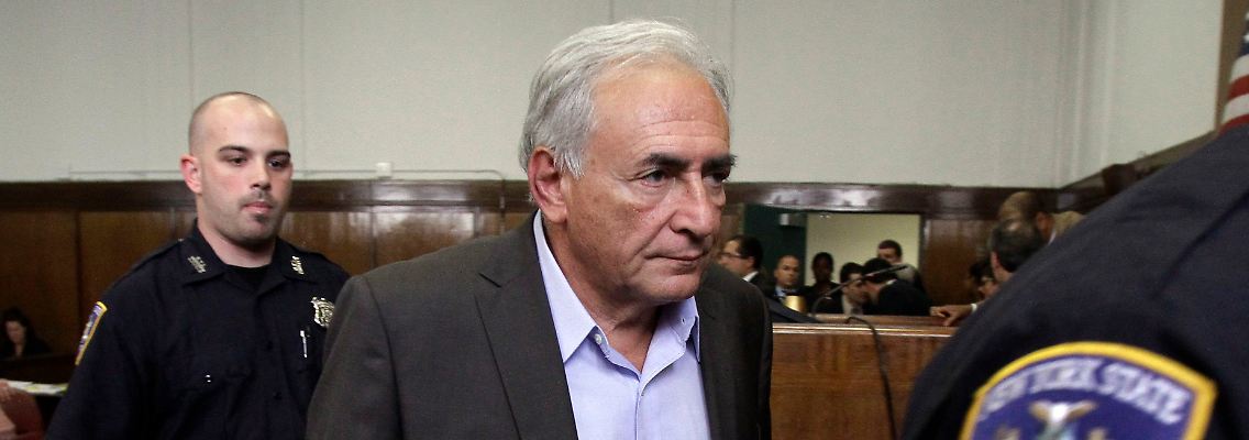 Strauss-Kahn im Gerichtssaal.