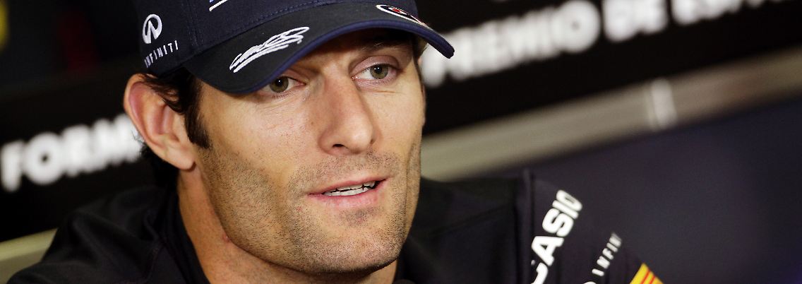 Mark Webber startet von der Pole Position ins Rennen.