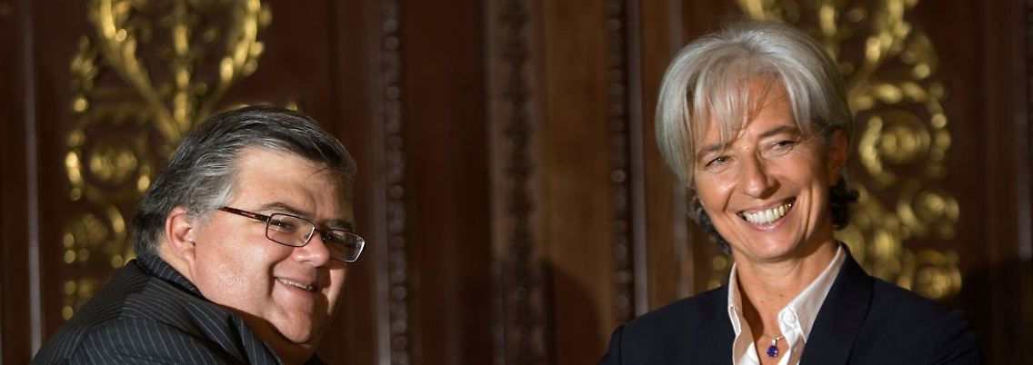 Augustin Carstens und Christine Lagarde.