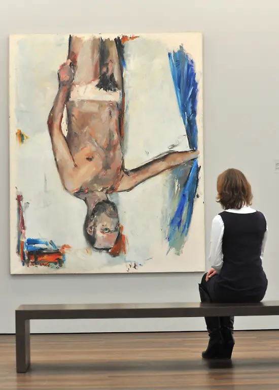 Baselitz-Fingermalerei-Akt