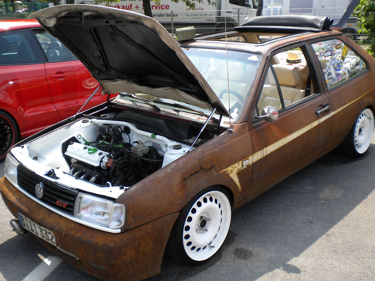 Auch rostige Fahrzeuge sind bei Tunern beliebt.