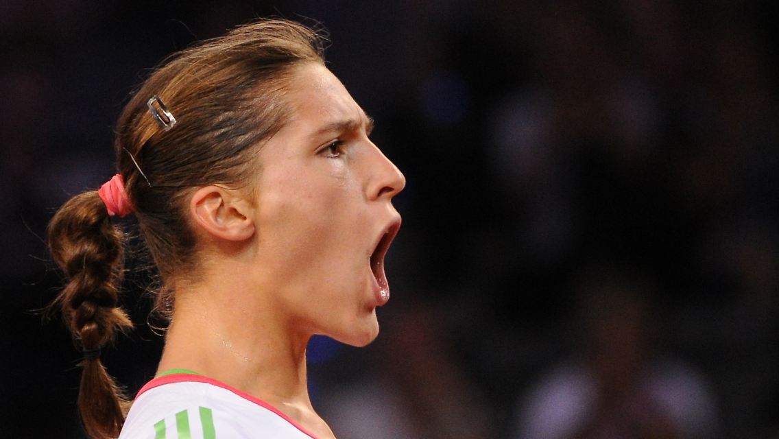 Andrea Petkovic: mit Kämpferherz in die zweite Runde bei den French Open.