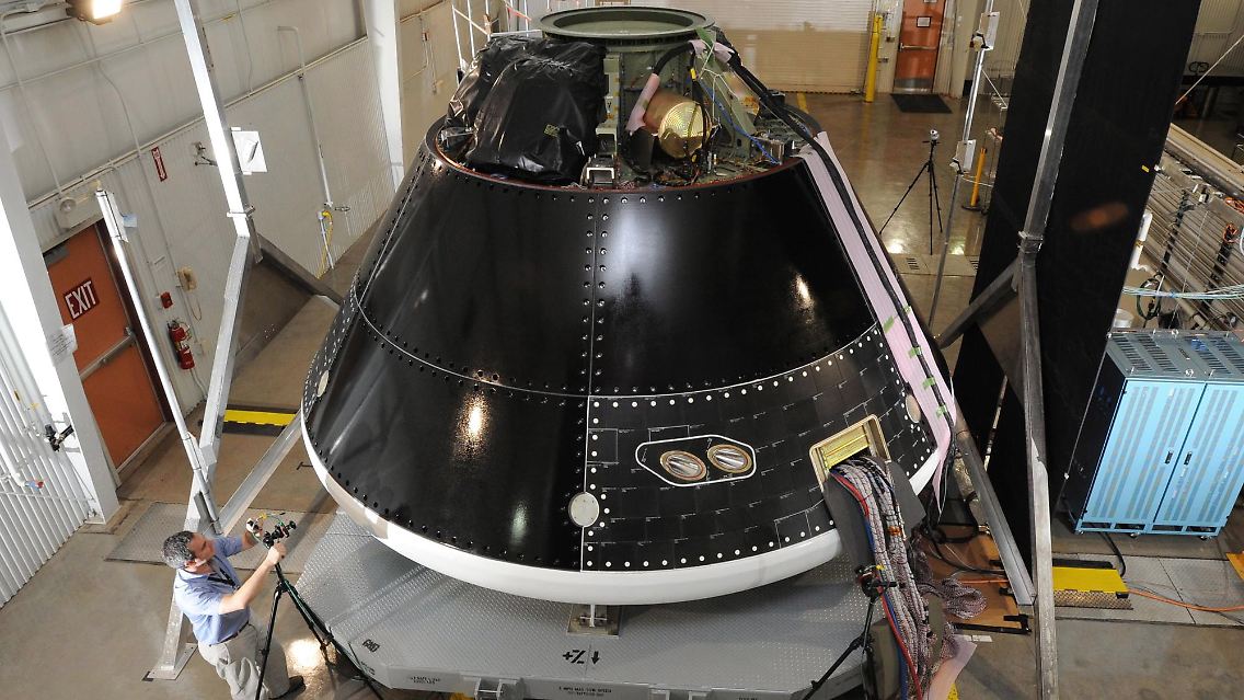 So sieht es aus, das von der NASA vorgestellte "Multi-Purpose Crew Vehicle".