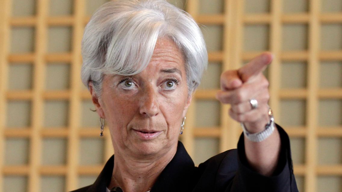 Christine Lagarde.