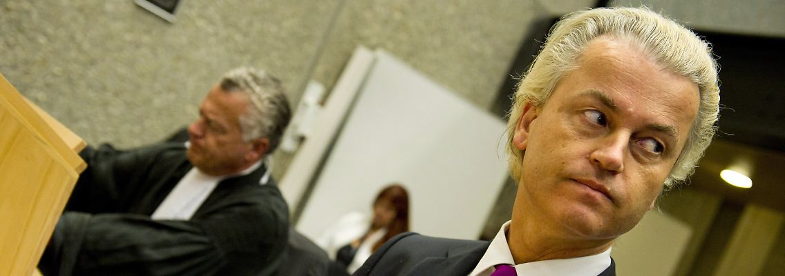 Wilders vor Gericht: "Ich sage nur die Wahrheit."