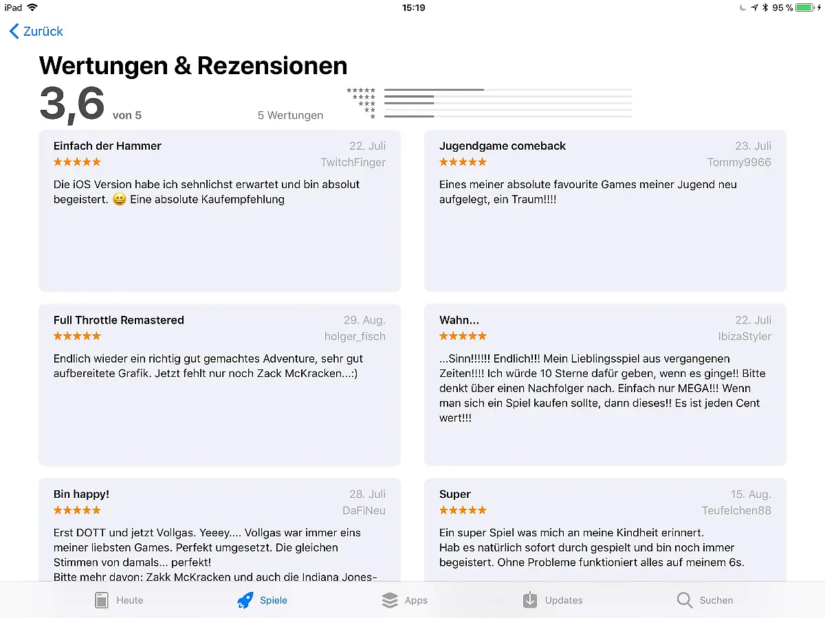 iOS-11-App-Store-Bewertungen