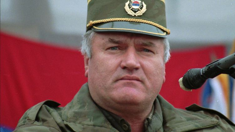 Mladic auf einem Foto von 1995.