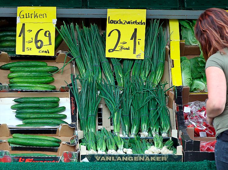 Gurken sind jetzt im Angebot zu haben ...
