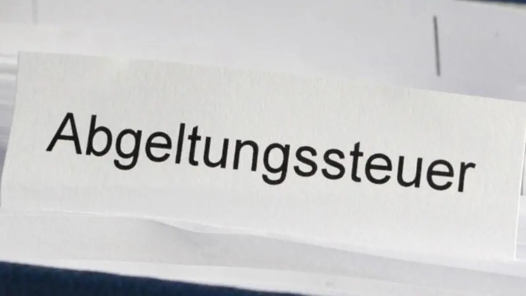 Abgeltungssteuer