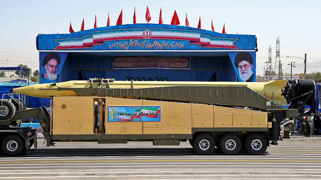 FILE-In-this-Sept-21-2016-file-photo-an-Emad-long-range-ballistic-surface-to-surface-missile-is-displayed-by-the-Revolutionary-Guard-during-a-military-parade-in-front-of-the-shrine-of-late-revolutionary-founder-Ayatollah-Khomeini-just-outside-Tehran-Iran-At-a-joint-news-conference-Tuesday-Jan-31-2017-with-his-visiting-French-counterpart-Jean-Marc-Ayrault-Iranian-Foreign-Minister-Mohammad-Javad-Zarif-refused-to-confirm-that-the-country-conducted-a-recent-missile-test-saying-Iran-s-missile-program-is-not-part-of-a-2015-landmark-nuclear-deal-between-his-country-and-world-powers