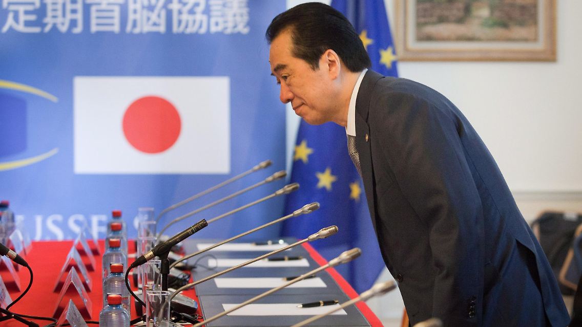 Naoto Kan kann im Amt bleiben.
