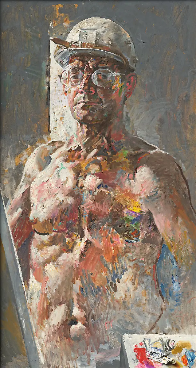 Achtung-nur-fuer-BG-s056-sitte-willi-selbstbildnis-mit-tube-und-schutzhelm-1984-125x68-lla45-400-wb06