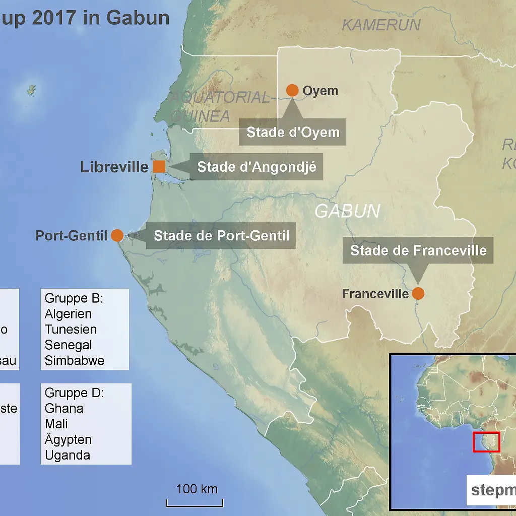 stepmap-karte-afrika-cup-2017-in-gabun-1684912