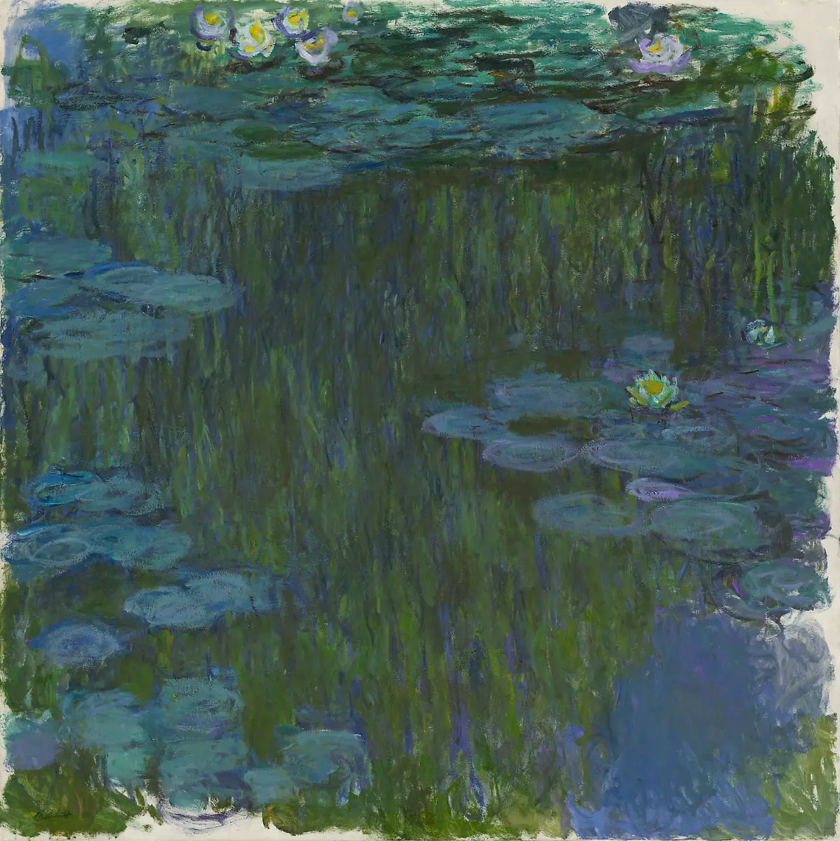 ACHTUNG-nur-fuer-BG-claude-monet-seerosen-water-lilies-1914-1917-privatsammlung-private-collection-presse