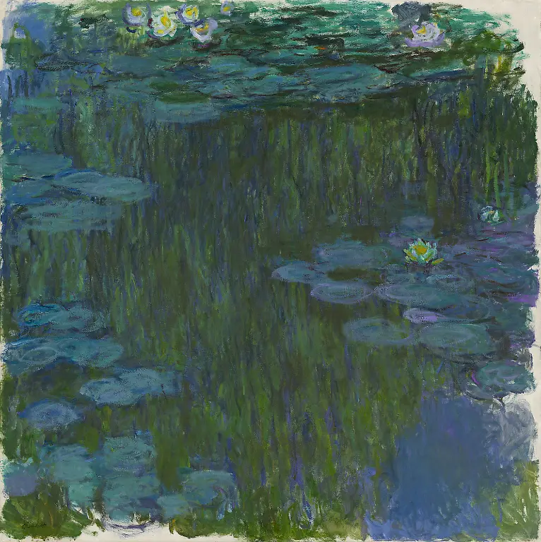 ACHTUNG-nur-fuer-BG-claude-monet-seerosen-water-lilies-1914-1917-privatsammlung-private-collection-presse