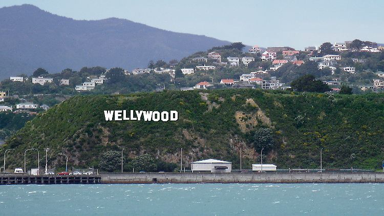 So wie auf dieser Animation hätte der "Wellywood"-Schriftzug aussehen sollen.