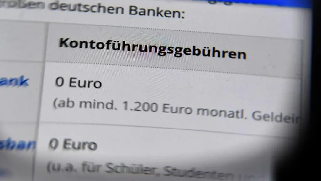 Kontofuehrungsgebuehren