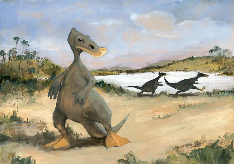 14-ID-01-18-LD-Entenschnabelsaurier-Szene