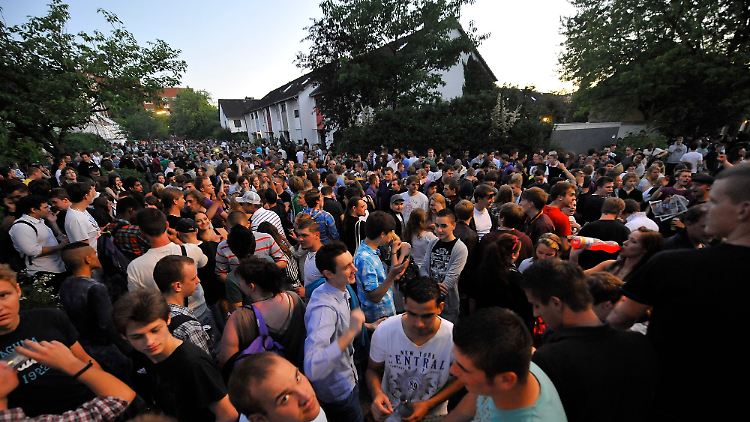 Ob mit oder ohne Thessa: die Party scheint lustig gewesen zu sein.