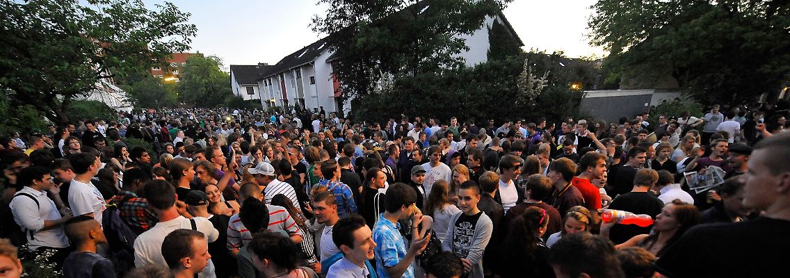 Ob mit oder ohne Thessa: die Party scheint lustig gewesen zu sein.