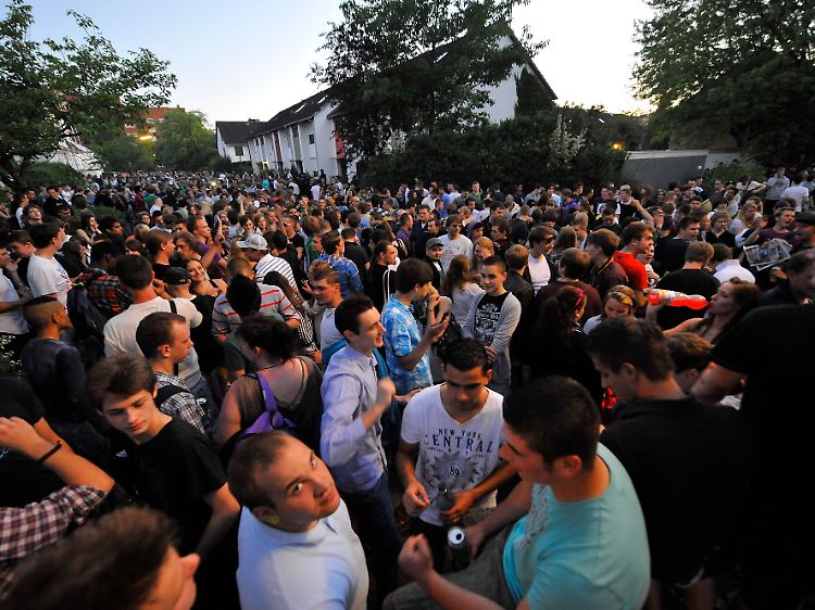 Ob mit oder ohne Thessa: die Party scheint lustig gewesen zu sein.