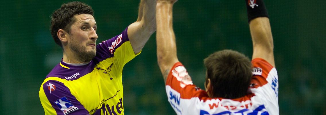In der Champions League: Berlins Alexander Petersson, hier beim Spiel in Magdeburg.