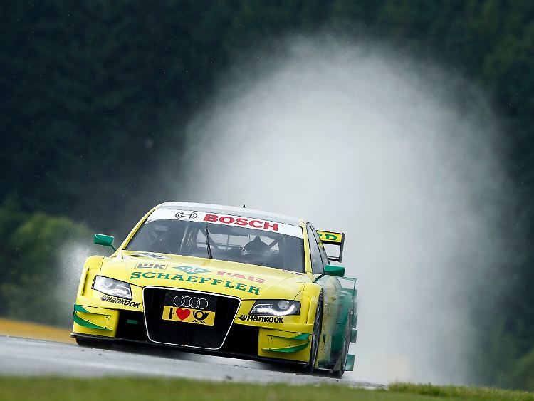 Hier fährt der Sieger: Martin Tomczyk in seinem Audi.