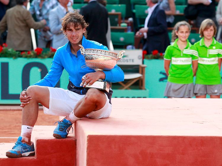 Hoffentlich findet Nadal auch genug Platz für die sechs Pokale.