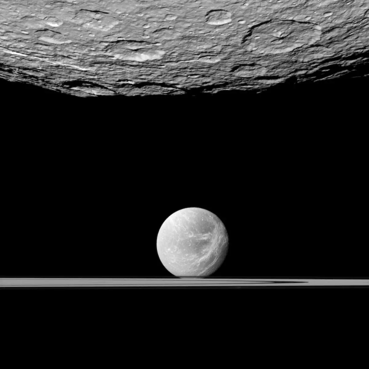 Rhea-Dione-Saturn