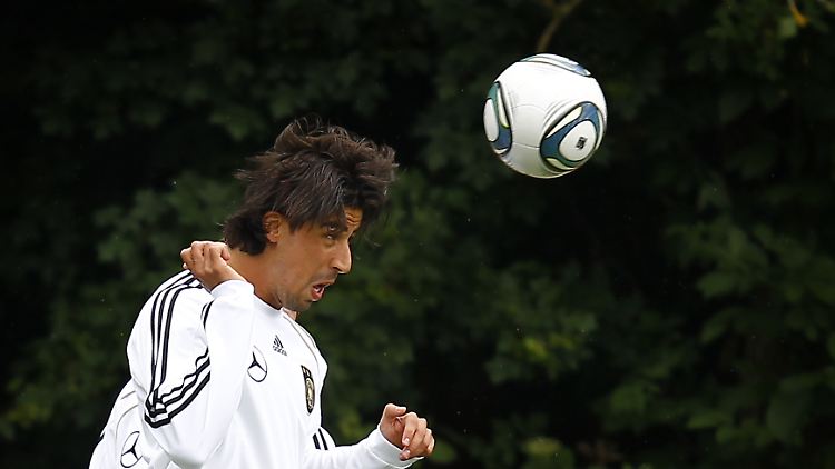 Sami Khedira, selbstsicher.