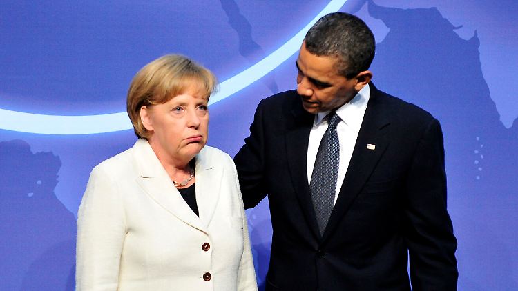 Merkel und Obama im April 2010 in Washington.