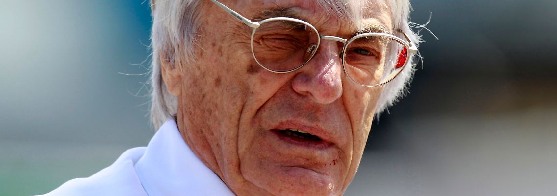 "Wenn nicht, dann gehen wir nicht und es gibt keine Probleme": Bernie Ecclestone.