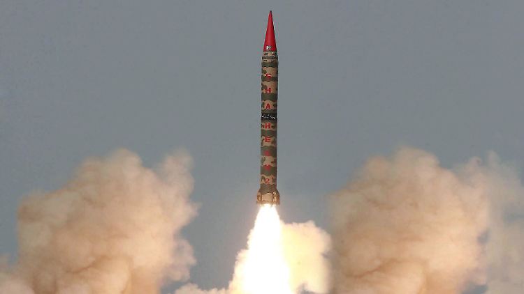Pakistanische Mittelstreckenrakete (Archivbild).