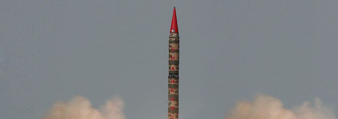 Pakistanische Mittelstreckenrakete (Archivbild).