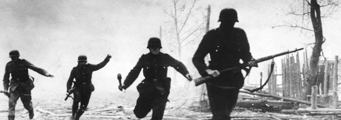 Deutsche Infanteristen im Oktober 1941 in der Sowjetunion.