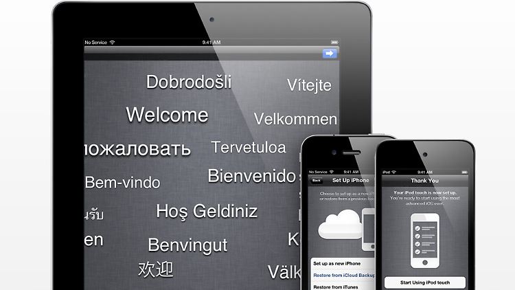 Mobile Apple-Geräte können künftig auch ohne Nabelschnur zu iTunes in Betrieb genommen werden.