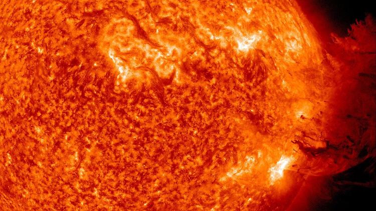 Aufnahme des Solar Dynamics Observatory vom 7. Juni 2011.