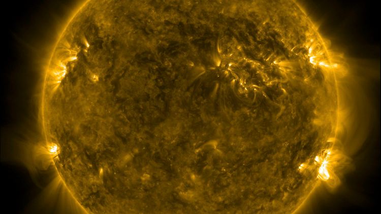 Aufnahme des Solar Dynamics Observatory vom 9. Juni 2011.