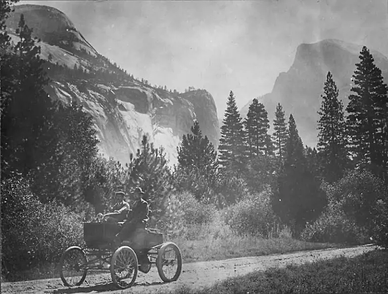 Yosemite-altes-Bild-um-1900