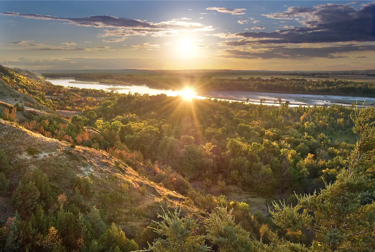 Double-Sunset-G-Bluff-Gerald-Blank