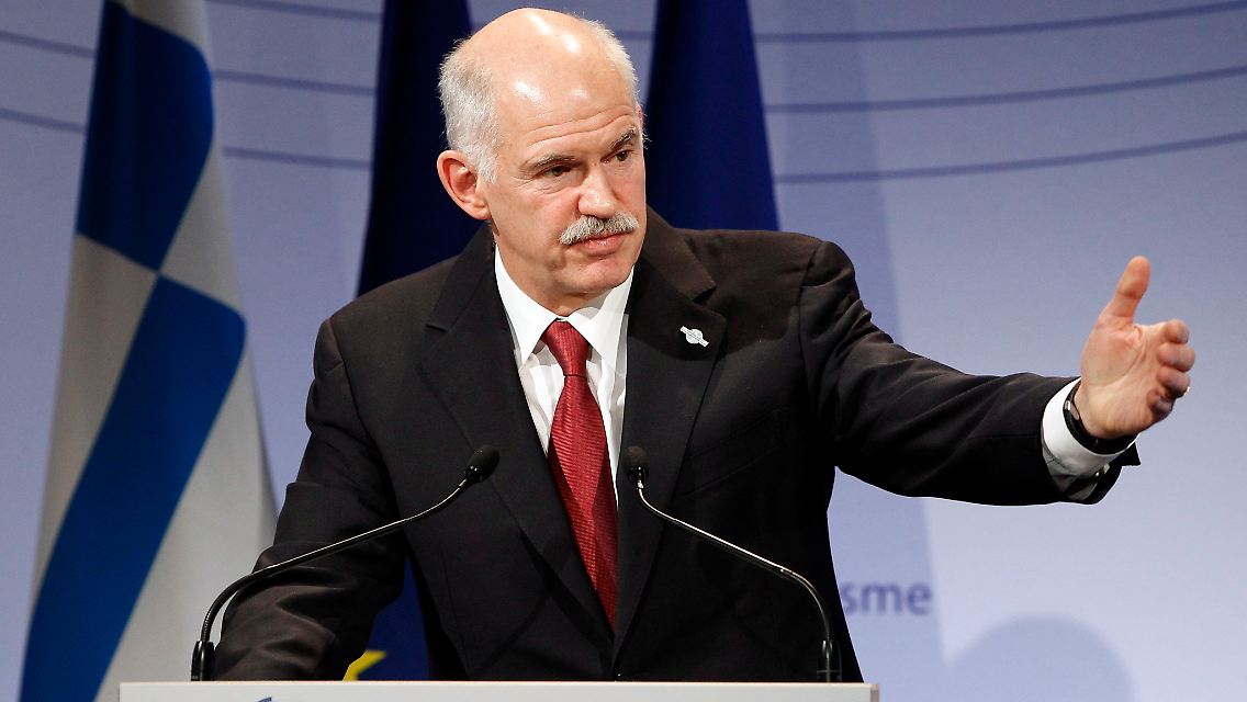 Regierungschef Papandreou: Es sei eine "nationale Pflicht" in den kommenden Jahren keine zusätzlichen Schulden mehr zu machen.