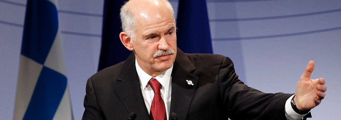 Regierungschef Papandreou: Es sei eine "nationale Pflicht" in den kommenden Jahren keine zusätzlichen Schulden mehr zu machen.