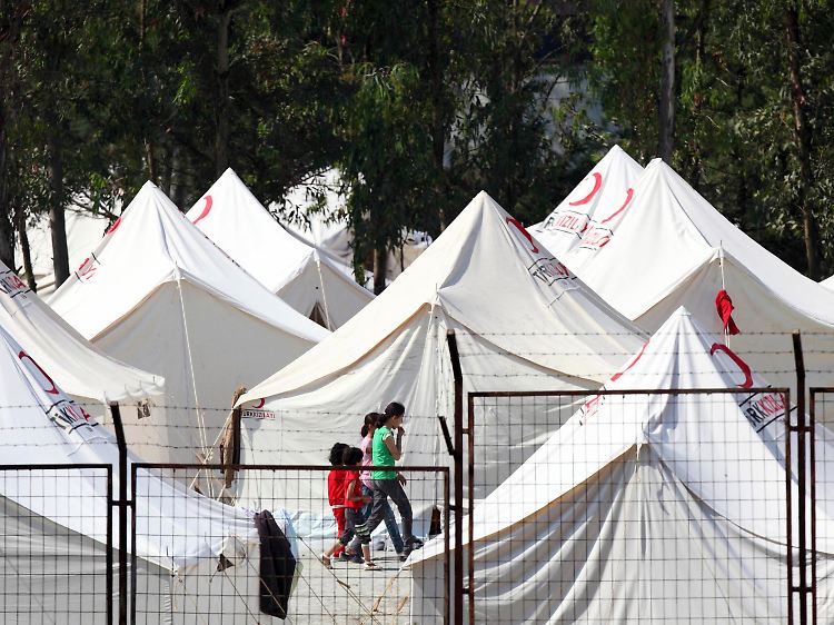 Bis zu 5000 Flüchtlinge kann das Lager bei Yayladagi an der syrisch-türkischen aufnehmen.
