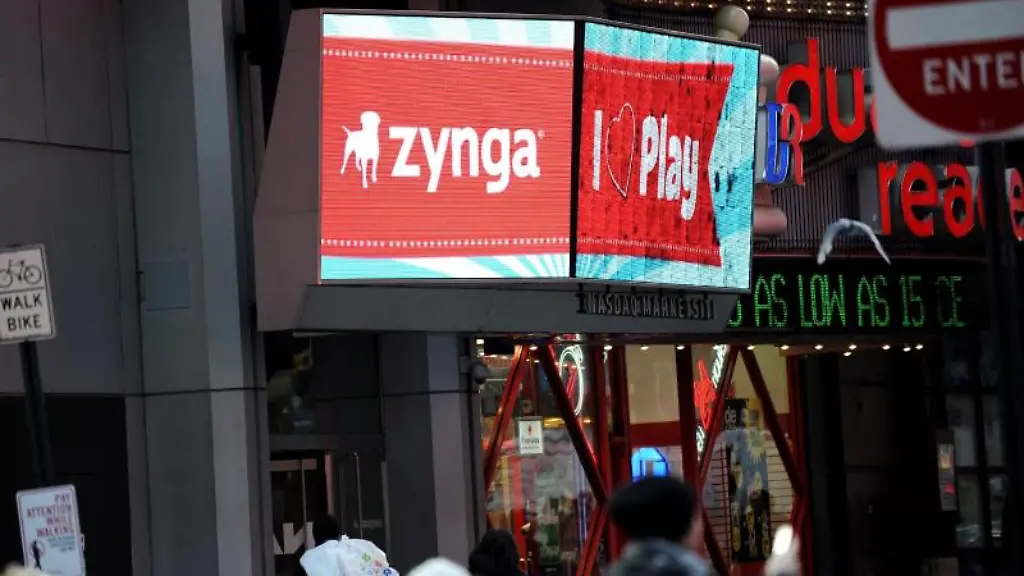 Zynga-auf-einem-Bildschirm-der-Technologie-Boerse-NASDAQ-in-New-York-USA