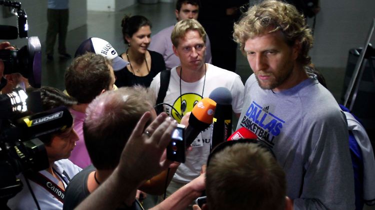 Dirk Nowitzki, unbeirrt.